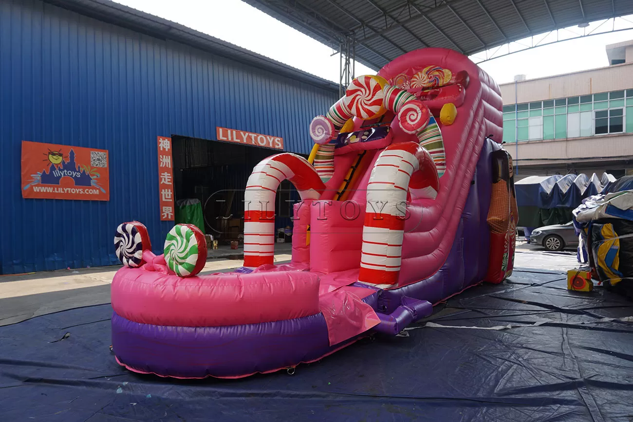 Halloween theme inflatable water slide