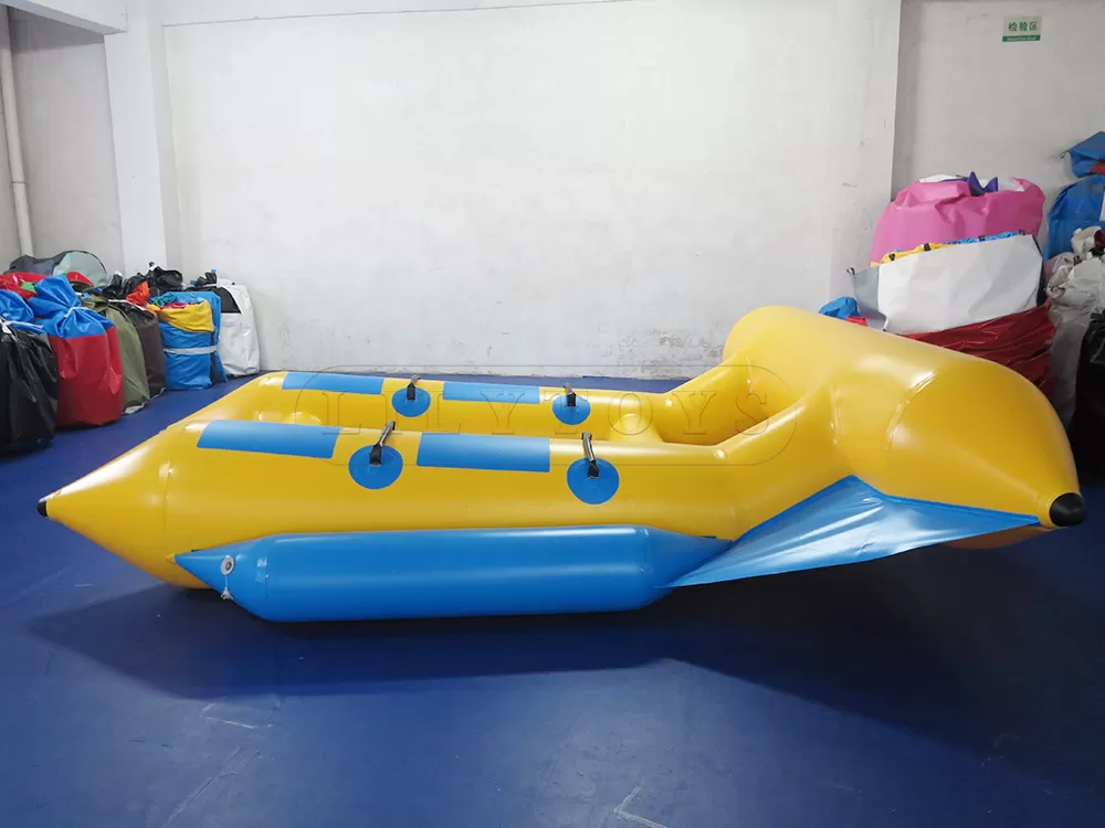 exciting water games inflatable flying fish towable tubes for